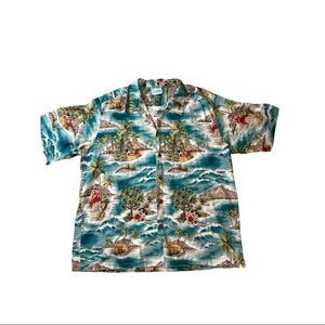 Vintage South Seas Hawaiian Shirt Size Large Mens